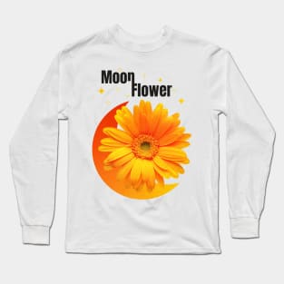 Moon Flower Long Sleeve T-Shirt